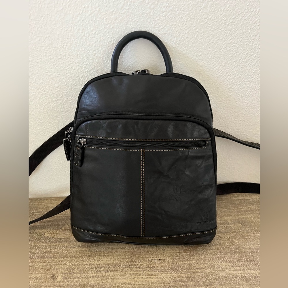 Jack Georges Leather Backpack - image 2